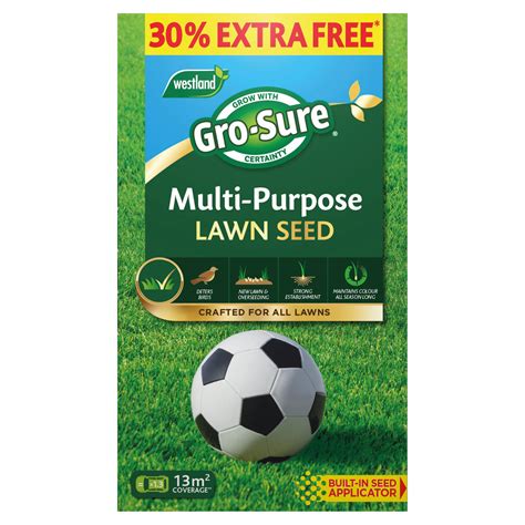 Westland Gro Sure Multi Purpose Lawn Seed G Home Accessories