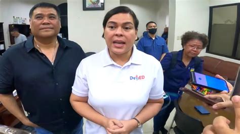 Vp Inday Sara Nakausap At Nakapag Bigay Tayo Ng Kampanya Kontra Npa