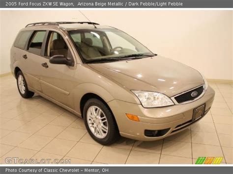 Arizona Beige Metallic 2005 Ford Focus Zxw Se Wagon Dark Pebble Light Pebble Interior