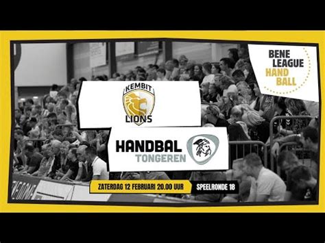 Bene League Kembit Lions Handbal Tongeren Youtube