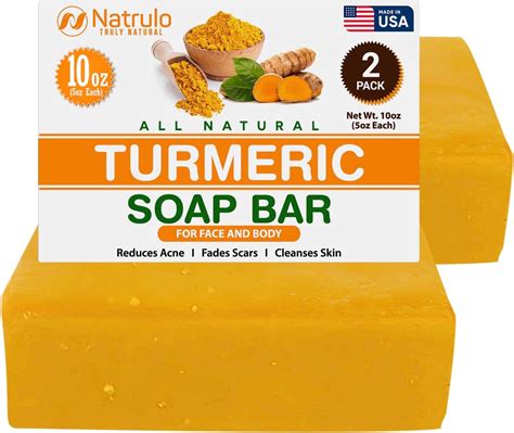 Glo Melanin Organic Turmeric Soap For Dark Spots And Acne Turmeric Soap For Skin