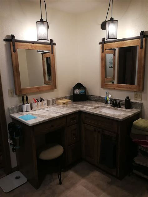 L Shaped Vanity L Shaped Bathroom Bathroom Remodel Master Corner