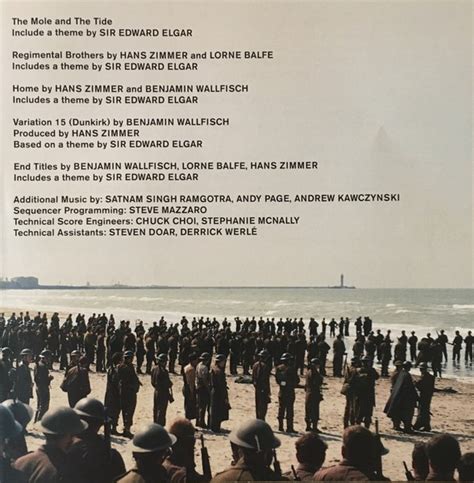 Release Dunkirk Original Motion Picture Soundtrack” By Hans Zimmer