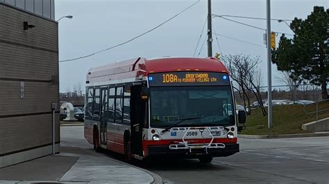 Ride Toronto Transit Commission Novabus LFS HEV 3589 108 Driftwood