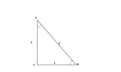 In A Triangle ABC If A B 90 CotB 3 4 Then Find The Value Of Cos A