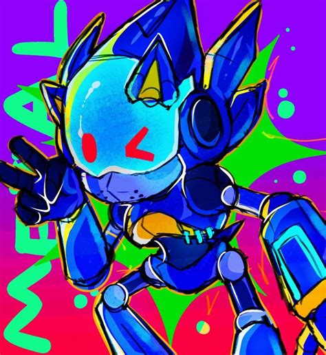 Metal Sonic Prime Arte Erizo C Mo Dibujar A Sonic Dibujos