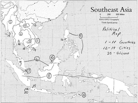 Southeast Asia Political Map Quiz Review Diagram Quizlet