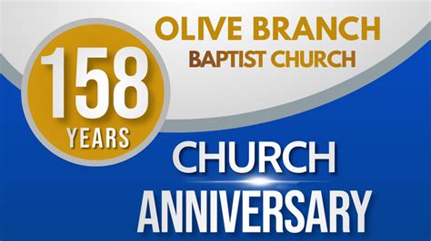 Sunday October 15 2023 158th Church Anniversary Youtube