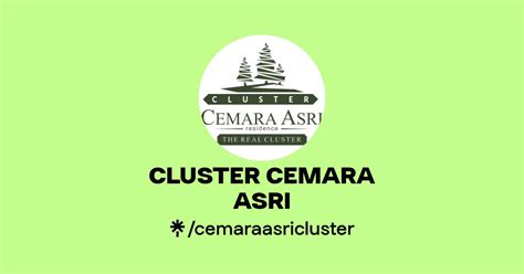 Cluster Cemara Asri Linktree