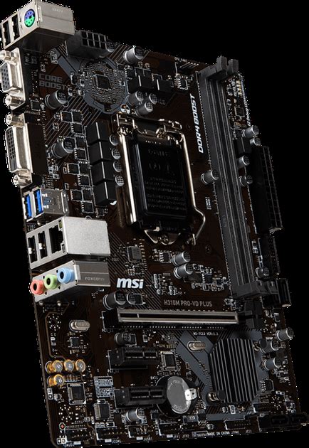 Материнская плата MSI H310M Pro-VD Plus (s1151, Intel H310, PCI-Ex16 ...