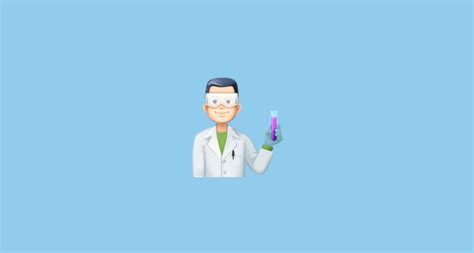 Cientista Homem Pele Clara Emoji On Facebook 14 0