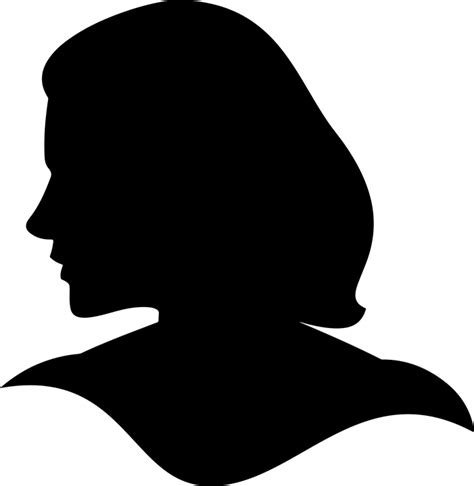 Collection of PNG Silhouette Woman Head. | PlusPNG