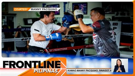 Manny Pacquiao Usap Usapang May Rematch Kay Floyd Mayweather Jr