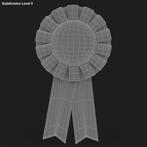 Award Ribbon Blue Color 3d Model 13 Max Fbx Obj 3ds Free3d