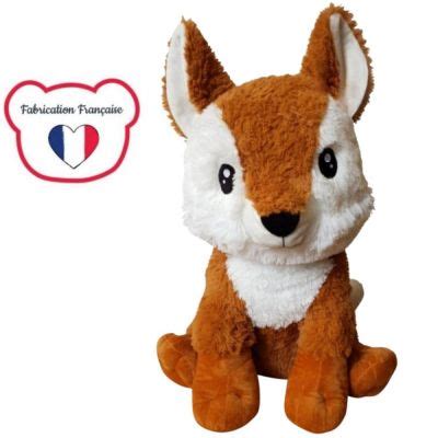 Peluche Made In France Gaspard Le Renard 50 Cm BEBE