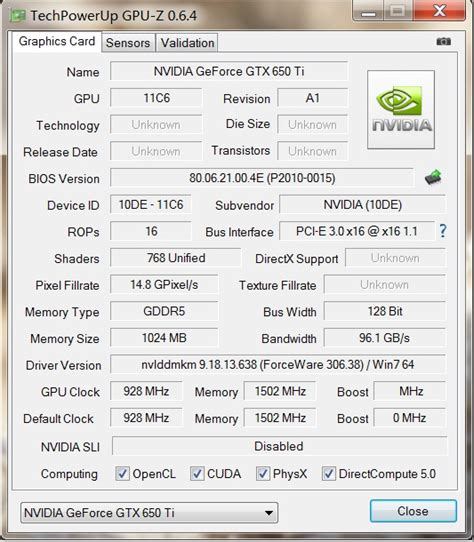 NVIDIA GeForce GTX 650 Ti 3DMark 11 Performance Results Revealed