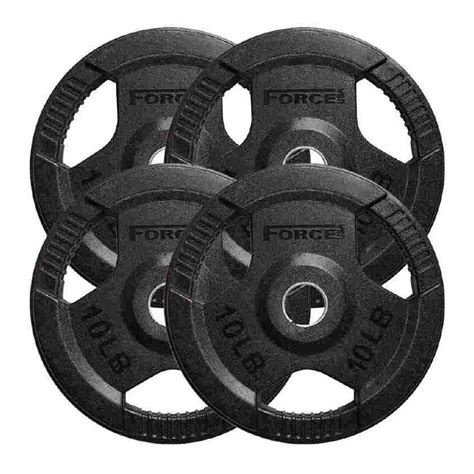 Garner Force Usa Rubber Coated Olympic Weight Plates Activemile