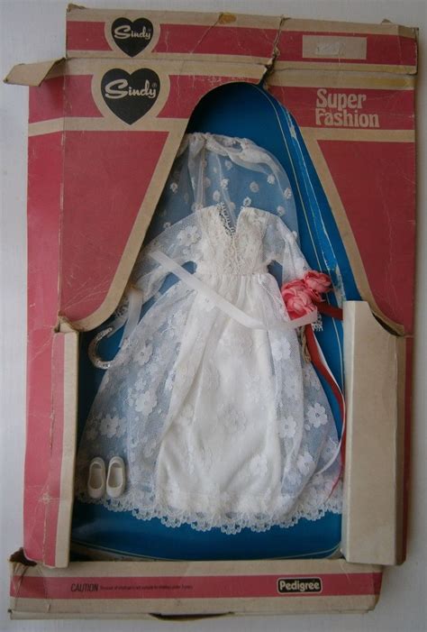 Sindy Doll 1980s Wedding Dress Bridal Gown Super Fashion Pedigree