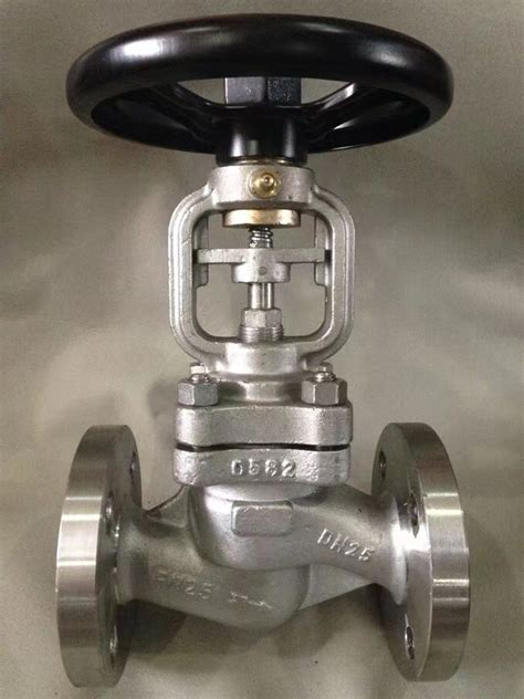 DIN Standard Stainless Steel Bellows Sealed Globe Valve Stop Valve