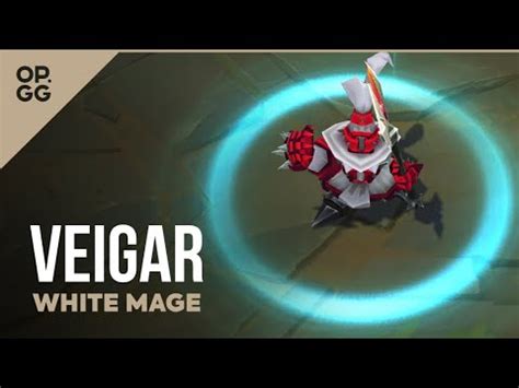 League Of Legends White Mage Veigar OP GG Skin Review YouTube