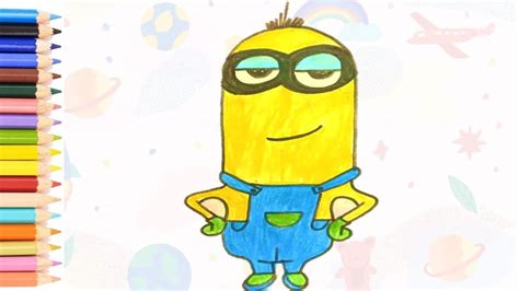 How To Draw A Minion Minion Drawing Minion Drawing Step By Step