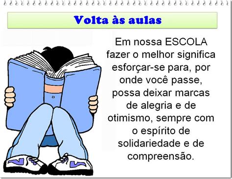 Texto Para O Primeiro Dia De Aula Textos E Mensagens Volta S Aulas