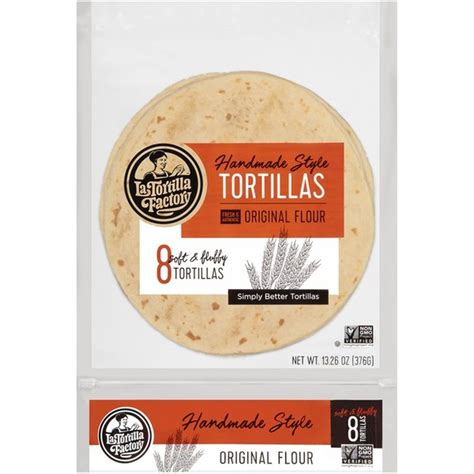 La Tortilla Factory Original Flour Handmade Style Tortillas 8 Ct Instacart