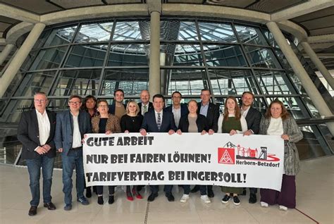 Solidarität mit den Beschäftigten bei Ingersoll IG Metall Herborn