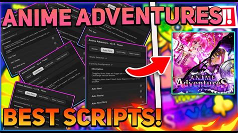 Upd Anime Adventures Script Gui Hack Auto Farm Auto Summon