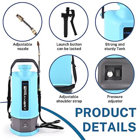 Snapklik Cencanon Gallon Battery Powered Sprayer Backpack