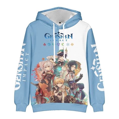 Fashion 3d Genshin Impact Hoodies Men Women Unisex Sweatshirts Fashion