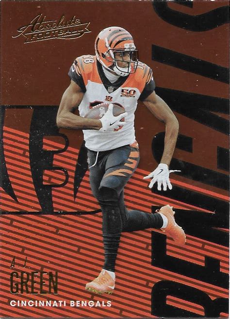 A J Green Panini Absolute Cincinnati Bengals Football Card