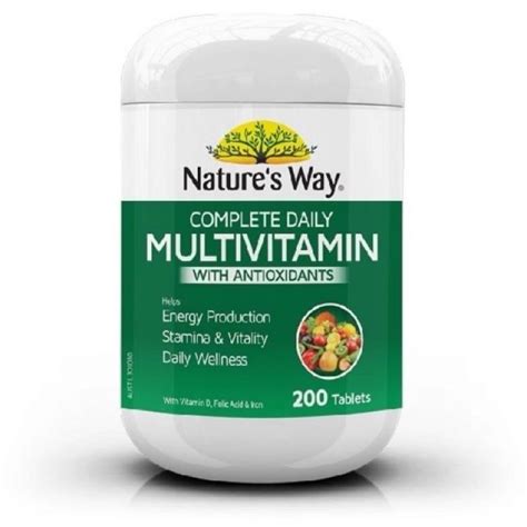 Nature’s Way Complete Daily Multivitamin 200 Tablets New And Improved Shopee Malaysia