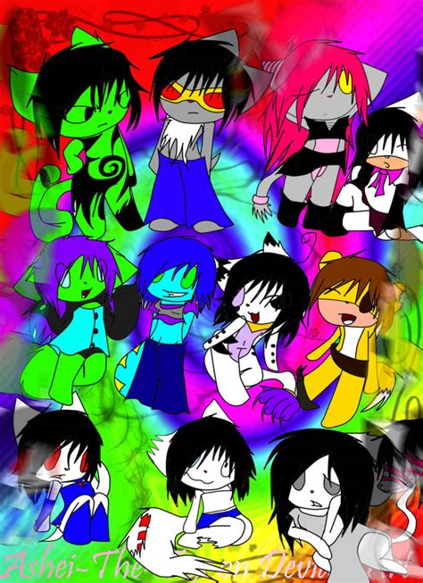 All My Ocs By Ashei The Fox On Deviantart