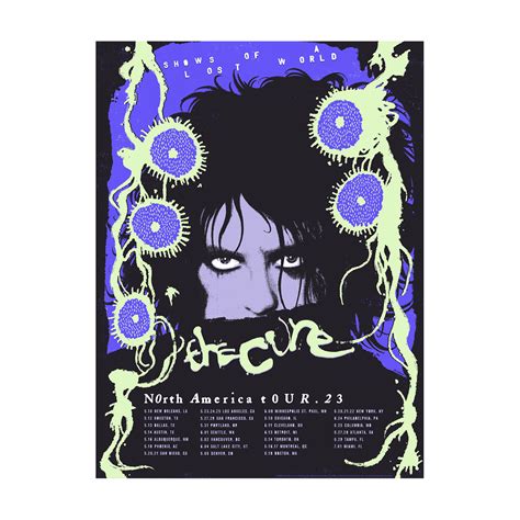 North American Tour Poster Shop The The Cure Official Store