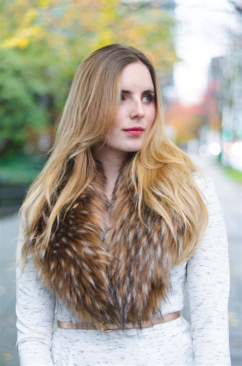 How To Style A Faux Fur Collar Hello Lets Glow Bloglovin