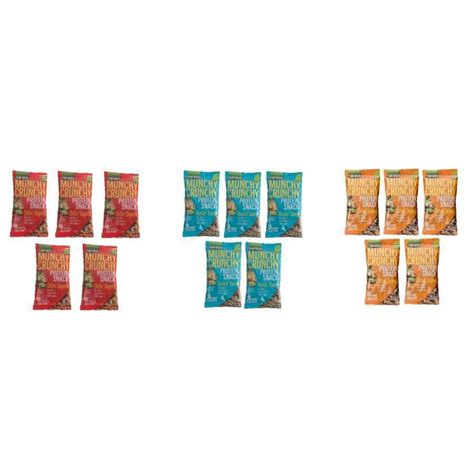 Munchy Crunchy Protein Snack - 3-flavor Variety Pack