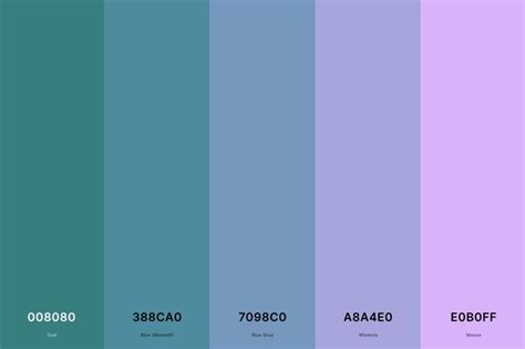 25+ Best Mauve Color Palettes with Names and Hex Codes in 2024