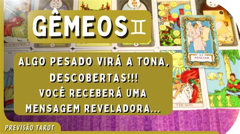 GÊMEOS LÁ VEM BOMBA ALGO PESADO VIRÁ A TONA DESCOBERTAS UMA