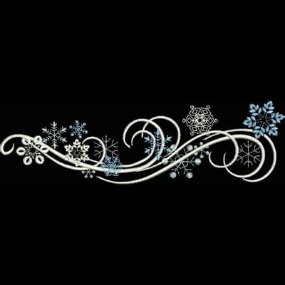 WIW Snow Flurries 3 Machine Embroidery Designs Kreations by Kara Embroidery Designs