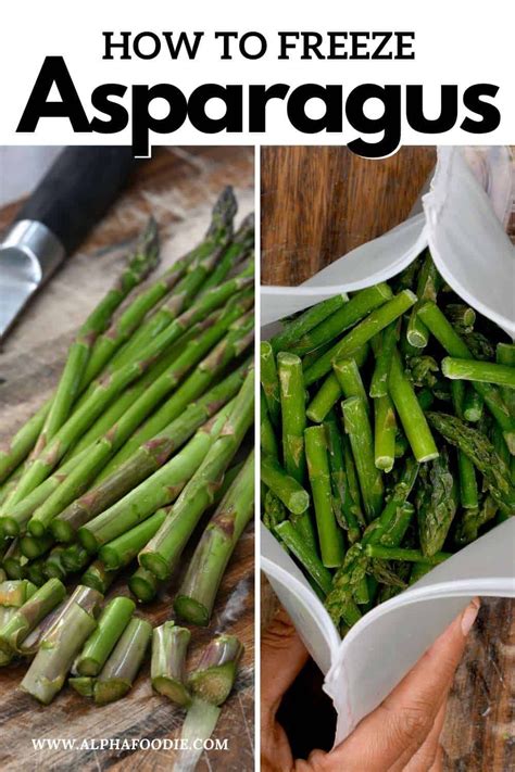 How To Freeze Asparagus Freezing Asparagus Asparagus Fresh Food