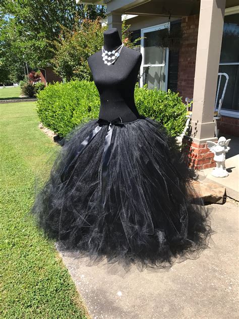 Solid Black Bridal Tutu Maternity Tutu Adult Tutu Skirt Adult Cake