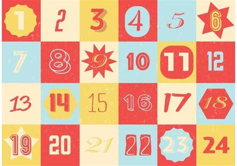 Advent Calendar Vector Art, Icons, and Graphics for Free Download