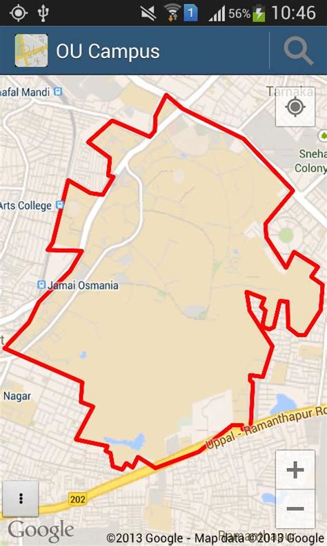 Osmania University Campus Map - China Map Tourist Destinations