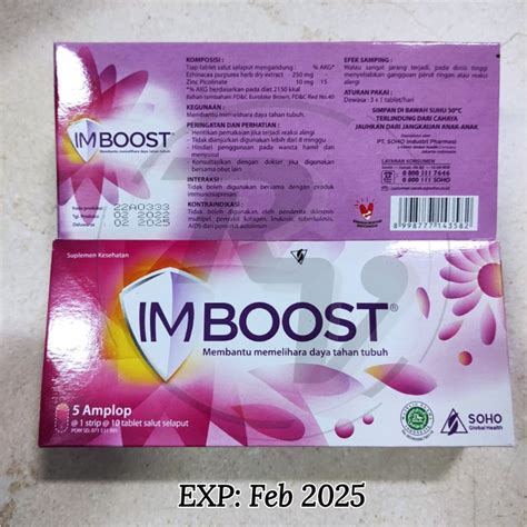 Jual Imboost 1 Box Isi 50 Tablet Untuk Daya Tahan Tubuh Shopee Indonesia