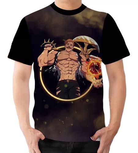 Camisa Camiseta Nanatsu No Taizai Anime Escanor Orgulho Mercadolivre