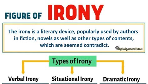 Examples Of Irony In English Literature