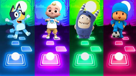 Bluey 🆚 Cocomelon 🆚 Oddbods Pogo 🆚 Pocoyo Who Is Win This Battle 🏅