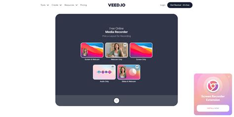 Veed io Screen Recorder un enregistreur d écran et de webcam