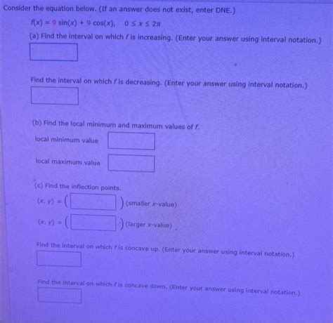 Solved Consider The Equation Below If An Answer Does Not